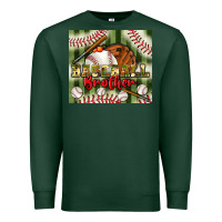 Sports Green baseball brother tumbler Premium Sweatshirt - BundleAndBundleShop