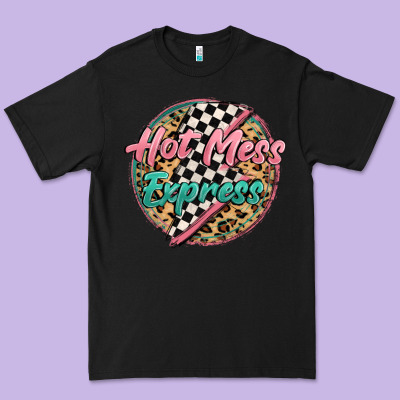 Hot Mess Express Premium Tee Designed By Maliassmallbusiness