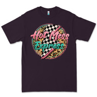 Plum hot mess express Premium Tee - MaliasSmallBusiness