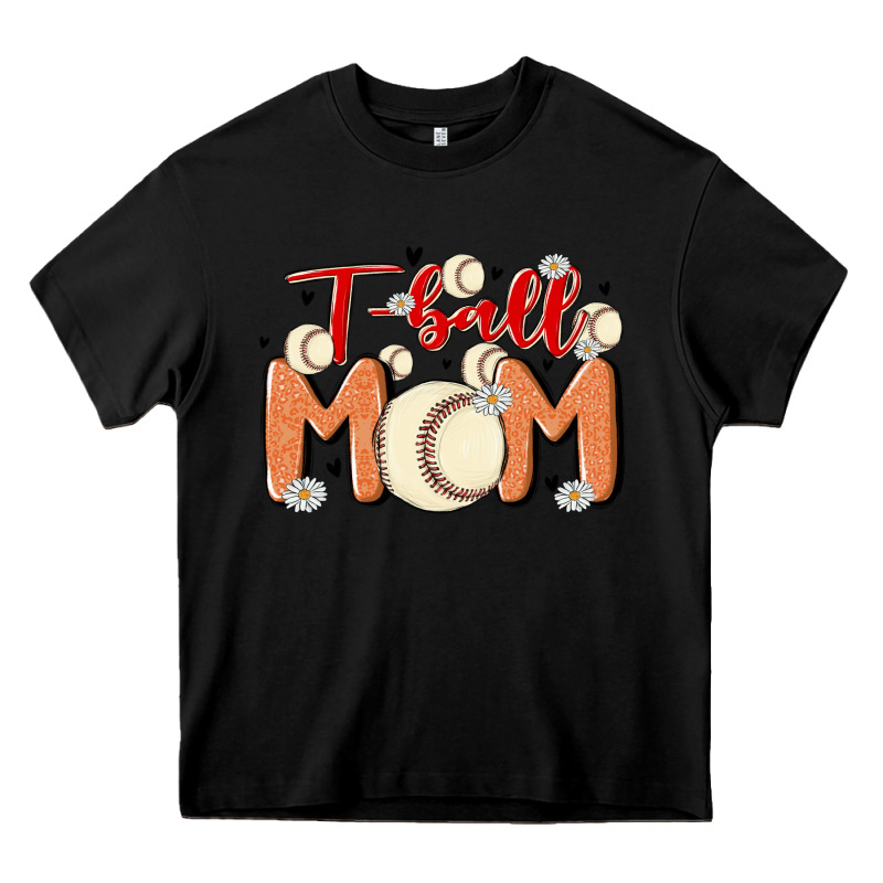 T Ball Mom Heavy Core Tee by MaliasSmallBusiness | Teevron
