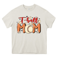 Cream t ball mom Heavy Core Tee - MaliasSmallBusiness