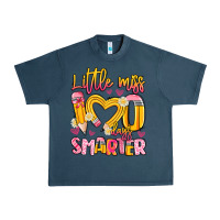 Midnight Navy little miss 100 days smarter Urban Heavy Tee - Artiststas