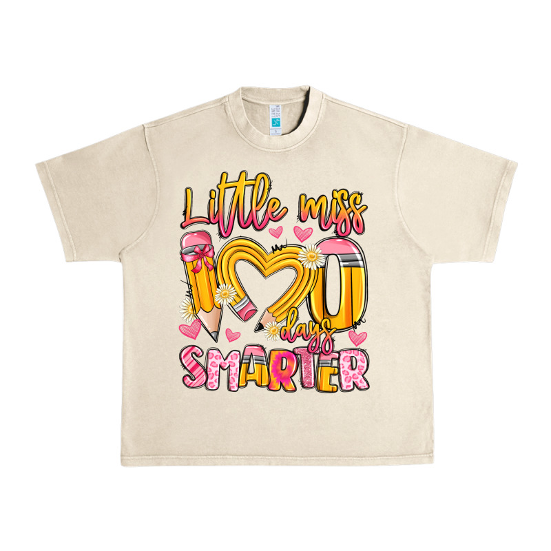 Little Miss 100 Days Smarter Urban Heavy Tee by Artiststas | Teevron