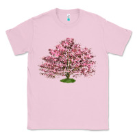 Bubblegum Pink Flowering Dogwood Tree Classic Tee - LillyAllenDesigns