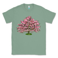 Sage Flowering Dogwood Tree Classic Tee - LillyAllenDesigns