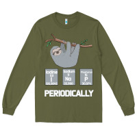 Army Green Periodically Long Sleeve Tee - Bettercallsaul