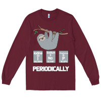 Burgundy Periodically Long Sleeve Tee - Bettercallsaul