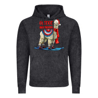 Vintage Black Fleece Navidad Alpaca Vintage Hoodie - LillyAllenDesigns