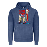 Vintage Denim Fleece Navidad Alpaca Vintage Hoodie - LillyAllenDesigns
