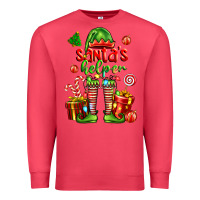 Cardinal santa s helper Premium Sweatshirt - FaDigitalArtStudio