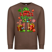 Chestnut santa s helper Premium Sweatshirt - FaDigitalArtStudio