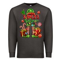 Smoke santa s helper Premium Sweatshirt - FaDigitalArtStudio
