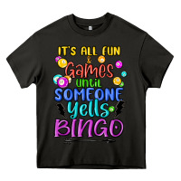 Asphalt bingo Heavy Core Tee - MaliasSmallBusiness