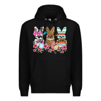 Black Western Easter peeps Premium Hoodie - OliviaCreatesArt
