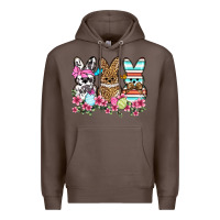 Coffee Western Easter peeps Premium Hoodie - OliviaCreatesArt