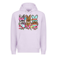 Lilac Western Easter peeps Premium Hoodie - OliviaCreatesArt