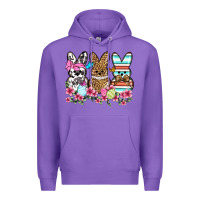 Purple Western Easter peeps Premium Hoodie - OliviaCreatesArt