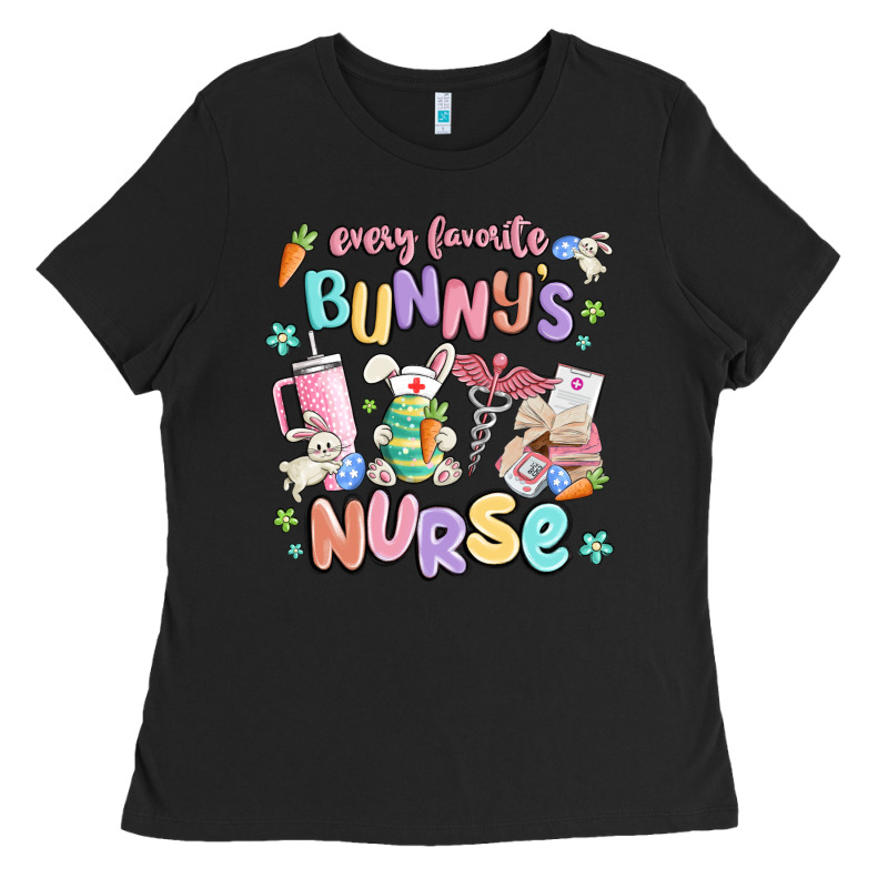 Every Favorite Bunnys Nurse Ladies Tee by MaliasSmallBusiness | Teevron