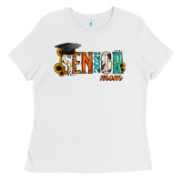 White mom of a senior 2021 Ladies Tee - Jasminsmagicworld