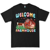 Black welcome to our farmhouse Premium Tee - MaliasSmallBusiness