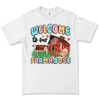 White welcome to our farmhouse Premium Tee - MaliasSmallBusiness