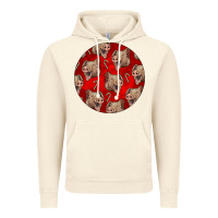 Vintage Artic christmas pig Vintage Hoodie - LillyAllenDesigns