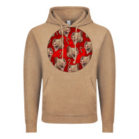 Vintage Coffee christmas pig Vintage Hoodie - LillyAllenDesigns