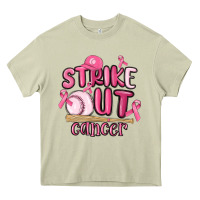 Mossy strike out cancer baseball Heavy Core Tee - MaliasSmallBusiness
