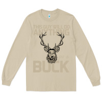 Mushroom Funny Hunters Will Do Anything For a Buck Hunting Long Sleeve Tee - Bettercallsaul