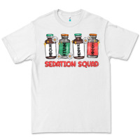 White sedation squad Premium Tee - MaliasSmallBusiness