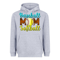 Heather Grey baseball mom softball Heavyweight Hoodie - BundleAndBundleShop