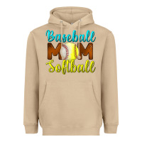 Mushroom baseball mom softball Heavyweight Hoodie - BundleAndBundleShop