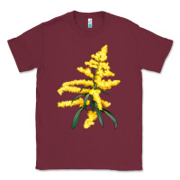 Burgundy Botanical Goldenrod Classic Tee - LillyAllenDesigns