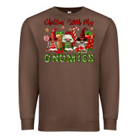 Chestnut Chillin' With My Gnomies Premium Sweatshirt - FaDigitalArtStudio
