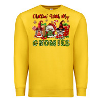 Lemon Chillin' With My Gnomies Premium Sweatshirt - FaDigitalArtStudio