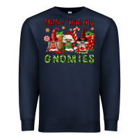 Navy Chillin' With My Gnomies Premium Sweatshirt - FaDigitalArtStudio