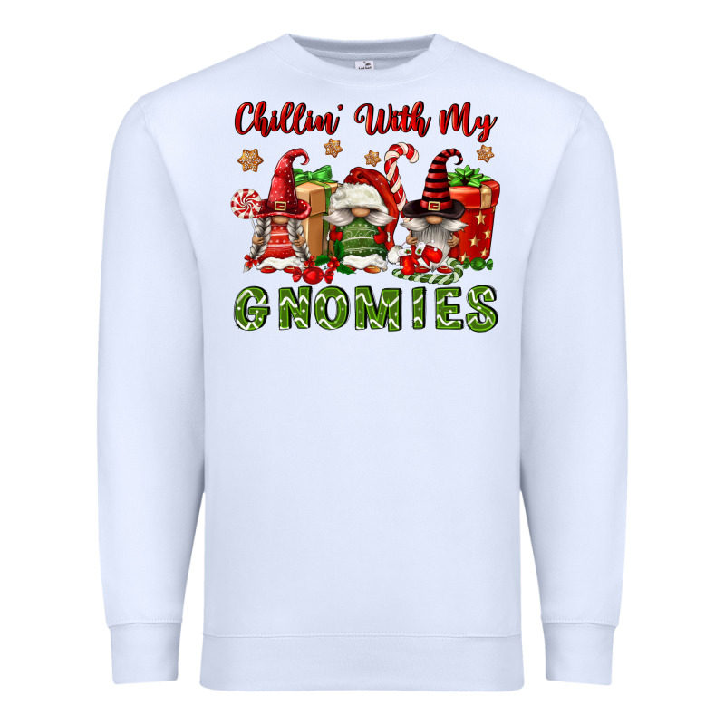 Chillin' With My Gnomies Premium Sweatshirt by FaDigitalArtStudio | Teevron