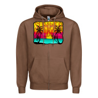 Chestnut summer vibes Zipper Hoodie - CowCowDesign