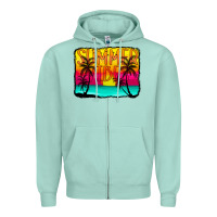 Seafoam summer vibes Zipper Hoodie - CowCowDesign