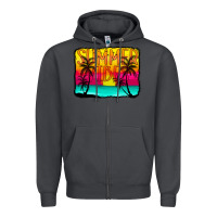 Smoke summer vibes Zipper Hoodie - CowCowDesign