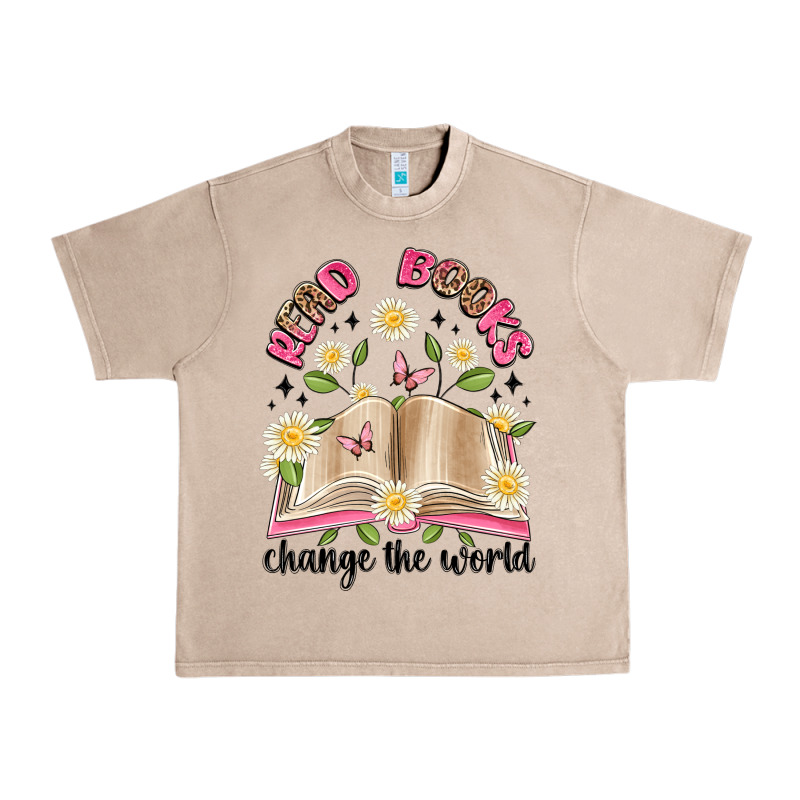 Read Books Change The World Artiststas Urban Heavy Tee by Artiststas | Teevron