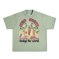 Oil Green read books change the world artiststas Urban Heavy Tee - Artiststas