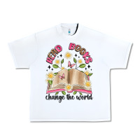 White read books change the world artiststas Urban Heavy Tee - Artiststas
