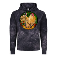 Cloud Black cochin rooster christmas Vintage Hoodie - LillyAllenDesigns