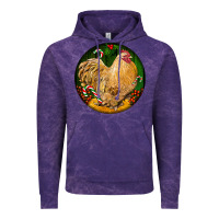 Cloud Purple cochin rooster christmas Vintage Hoodie - LillyAllenDesigns