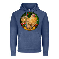 Vintage Denim cochin rooster christmas Vintage Hoodie - LillyAllenDesigns