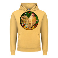 Vintage Mustard cochin rooster christmas Vintage Hoodie - LillyAllenDesigns