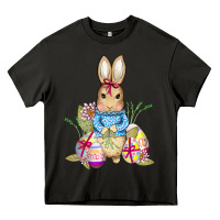 Asphalt easter bunny and eggs Heavy Core Tee - AdoDesignShop