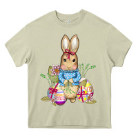 Mossy easter bunny and eggs Heavy Core Tee - AdoDesignShop