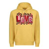 Antique Gold Valentine's Day love Premium Hoodie - FaDigitalArtStudio